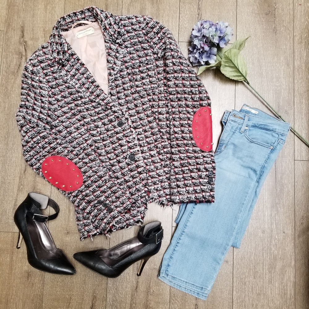 Iconic Tweed Parisian Style Blazer M